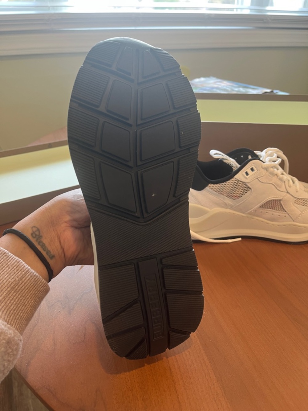 Burberry Beige/Tan Sneaker Box Label - Picture 6 of 14